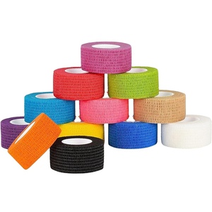 Nouvelles bandes adhésives médicales imperméables en tissu non tissé élastique pour le sport, 2,5 cm x 4,5 m, certifiées CE, sans latex, classe I - Product Image 1