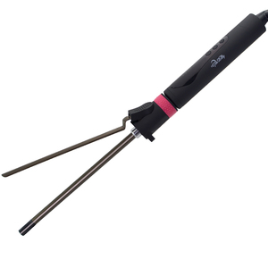 Salon professionnel en céramique baril baguette cheveux fer à friser étiquette Privet électrique PTC chauffage LED rotatif professionnel bigoudi - Product Image 5