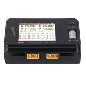 Chargeur-déchargeur intelligent double canal DC ToolkitRC M6D 500W 15A MINI pour batteries LiPo 1-6S pour drones de course FPV et pièces RC - Product Image 4