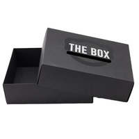 Boîtes d'emballage d'expédition en carton écologiques et durables sur mesure avec dorure à chaud et pelliculage mat pour cadeaux