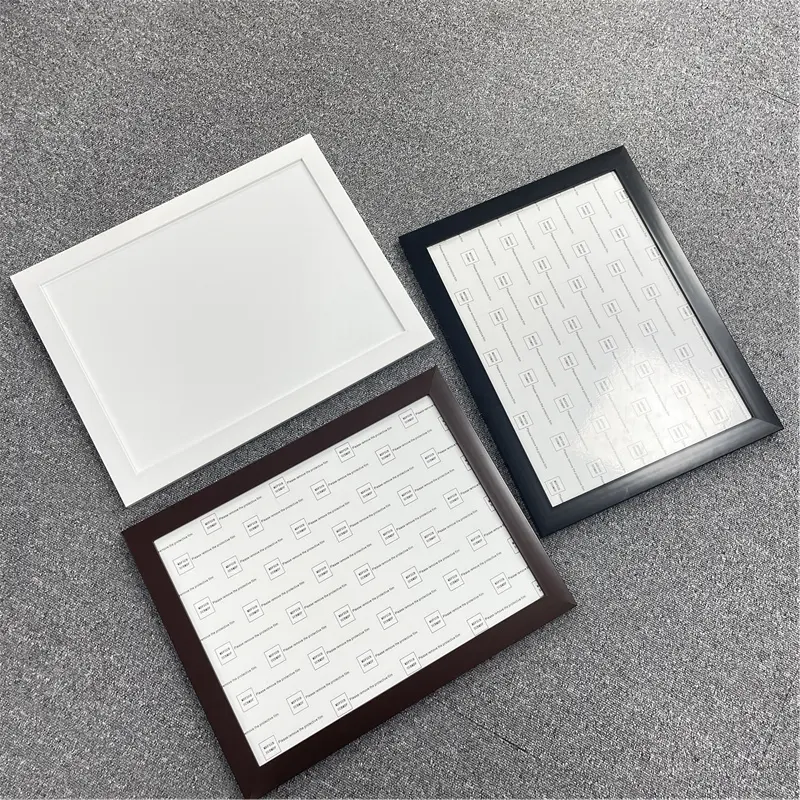 MDFSUB Customize Wall Decor Plastic Photo Frame MDF sublimation photo frame DIY wood blank sublimation PS photo frame