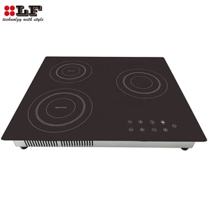 เตาแม่เหล็กไฟฟ้าแบบไฮบริด3หัวในตัวสำหรับเครื่องใช้ในครัว - Product Image 4