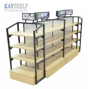 Estantes de Exhibición Personalizados de Alta Gama de Acero y Madera para Tiendas Minoristas MINISO - Product Image 3