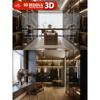 Services de rendu 3D, design d'intérieur, décoration architecturale, design d'intérieur pour villa, image d'effet