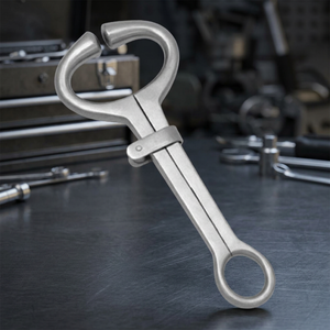 Porte-nez vétérinaire réutilisable en acier inoxydable, instrument chirurgical pour la chirurgie canine et animale - Product Image 4
