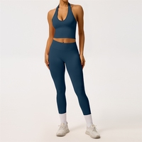 Tenue de sport transfrontalière européenne et américaine sans coutures pour le yoga et la course à pied, séchage rapide, ajustement parfait