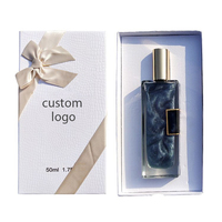 Boîte d'emballage de flacon de parfum personnalisée avec impression personnalisée, boîte rigide supérieure et inférieure, boîte de parfum de luxe unique