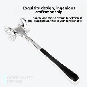 Ablandador <span class=keywords><strong>de</strong></span> chuletas <span class=keywords><strong>de</strong></span> cerdo <span class=keywords><strong>de</strong></span> aleación <span class=keywords><strong>de</strong></span> Zinc, abrazadera <span class=keywords><strong>de</strong></span> cocina, martillo para carne, herramienta para carne doméstica para carne <span class=keywords><strong>de</strong></span> ave hecha <span class=keywords><strong>de</strong></span> Metal - Product Image 5