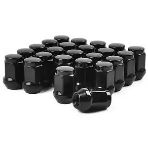 QLN016 High Quality M12x1.5 Black Wheels Lug Nuts for 1984-2013 Toyota 4 Runner 1995-2013 Tacoma 2000-2006 Tundra