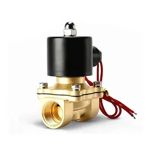 2W series 36 110 220 380V AC 24V 12V DC N/C water air valve 1/4" 3/8" 1/2" 3/4" G1" electric solenoid valve