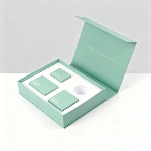 Luxury <b>magnetic</b> seal embossed packaging <b>gift</b> <b>box</b> for high-end skincare products can be customized according to needs - Product Image 1
