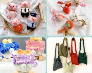 Kit complet de <span class=keywords><strong>crochet</strong></span> avec sac de rangement, 113 outils de tricot pour débutants, y compris des crochets à poignée souple - Product Image 5