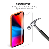 Verre trempé HD 2.5D 9H de dureté, personnalisé avec logo, vente en gros directe usine pour iPhone 18 17 16 15 14 13 12 11 Samsung S25 S24