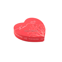 Boite de fleurs en carton personnalisé, en forme de cœur, avec une mousse intégrée, pour les Roses romantiques