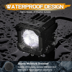 12V 2 אינץ' לבן אדום צבעוני תאורת לד לנגרר תאורת לד אחורית להרכבה על וו גרירה עמיד למים אביזרי תאורת רכב אחרים - Product Image 4