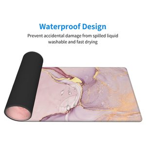 <span class=keywords><strong>Tapis</strong></span> <span class=keywords><strong>de</strong></span> <span class=keywords><strong>souris</strong></span> avec logo personnalisé, doré <span class=keywords><strong>rose</strong></span> abstrait, marbre, base en caoutchouc antidérapante, grands bords cousus, <span class=keywords><strong>tapis</strong></span> <span class=keywords><strong>de</strong></span> <span class=keywords><strong>souris</strong></span> pour bureau - Product Image 2