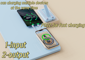 קיבולת גבוהה 10000mah pd 22.5w טעינה מהיר סוג בנק כוח-c בנק חשמל מגנטי אלחוטי נייד - Product Image 3