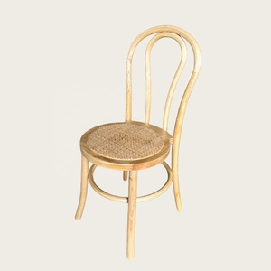 Sedia da pranzo classica n. 14 in legno curvato, sedie da bistrot e caffè in legno massello, sedia da ristorante vintage stile Thonet con schienale a lobo, all'ingrosso - Product Image 4