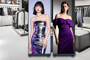 Pantalla LED Plegable Tipo Tótem, Señalización Digital Comercial para Interiores con Nueva Tecnología para Publicidad y Tablero Digital - Product Image 4