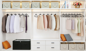 New Highland Hing Chất Lượng Màu Trắng Và Màu Đen 360 Độ Xoay Móc Nhung Quần Áo Móc Áo - Product Image 6