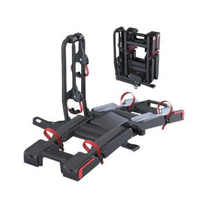 Porte-vélos universel pliable avec système de fixation inclinable pour vélos à pneus larges (2 roues) - Product Image 1