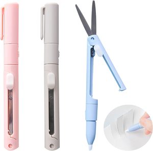 Ciseaux De Voyage Rétractables En Acier Inoxydable – Pliants Et Compacts, Pour Maison, Bureau, Artisanat – Coupe Papier, Tissu, Fil - 12
