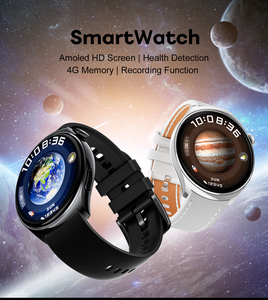 Montre connectée Yuniq <span class=keywords><strong>T500</strong></span> 1,43" AMOLED pour personnes âgées, étanche IP68, suivi de la fréquence cardiaque, de l'oxygène sanguin, appels Bluetooth, suivi vocal du sommeil - Product Image 2