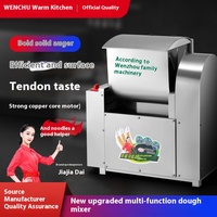 Mélangeur à pâte commercial Wenchu entièrement automatique à commande numérique, bol de 15 L, type 25/50, en acier inoxydable, machine à pétrir la farine