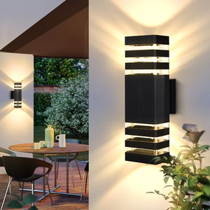 Applique LED da parete impermeabile per esterni, illuminazione per portico, strada, giardino, decorazione domestica, con attacco E27 - Product Image 2