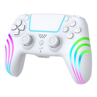 Manette de jeu sans fil Syytech BT avec éclairage RGB pour PS5, accessoires de joystick