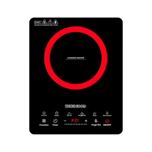 2100W Induction <strong>Cooker</strong> Microcrystalline Panel Touch Control <strong>Timer</strong> Multiple Functions for Home Use - Product Image 2