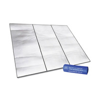 Tapis de pique-nique pliable Shengyuan 3*3m, double face, en aluminium, imperméable, isolant thermique, durable et portable