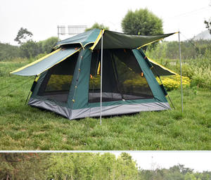 Tente automatique double Portable pliable pour 3 à 4 personnes, vente en gros - Product Image 5