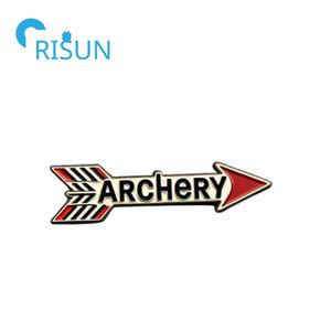 Fabrication de broches de tir à l'arc en métal émail personnalisé tir à l'arc archers <span class=keywords><strong>cible</strong></span> épinglette insigne personnalisé broche Bullseye - Product Image 3