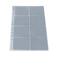 Pages de classement transparentes A4 à 11 trous pour cartes TCG, pochettes pour cartes à collectionner, photos (1, 2, 3, 4, 6, 8, 9, 10 poches)