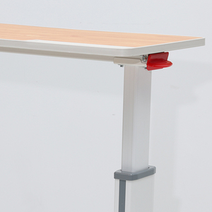 Table de <span class=keywords><strong>repas</strong></span> réglable en hauteur MN-OVT002, plateau mobile pour lit d'hôpital avec roulettes - Product Image 2