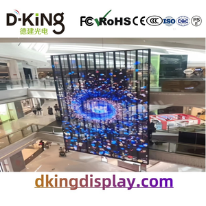 จอแสดงผล LED โปร่งใสความละเอียดสูง P3.9, หน้าจอ LED แบบมองทะลุได้สำหรับการโฆษณาในร่มและกลางแจ้ง - Product Image 4
