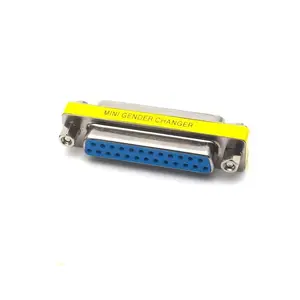 DB25 Stecker zu Buchse Mini Gender Changer Koppler Adapter DB25 25 Pin Kabel konverter Parallel D-SUB Stecker