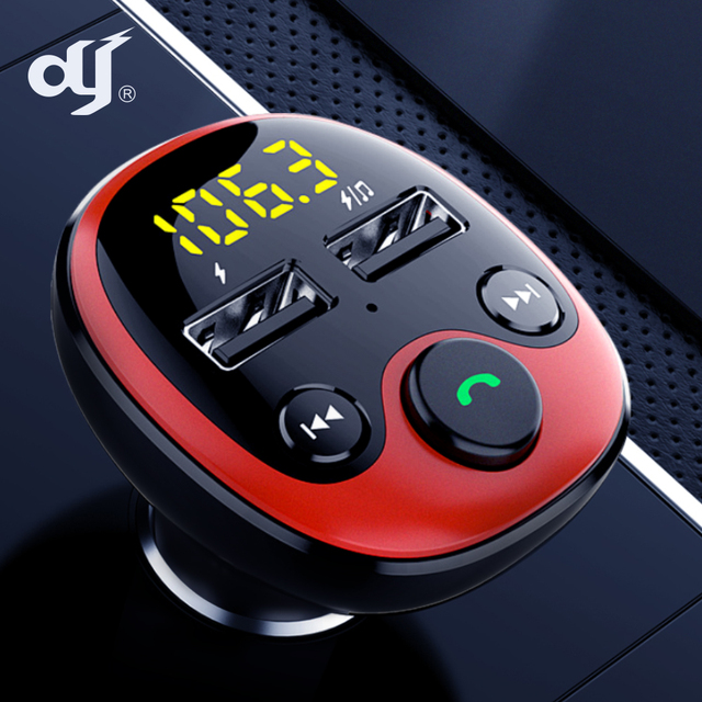 In Stock Car Electronic 5V 3.1A Dual Usb Charger Bluetooths Car Transmitter Handsfree Car Kit