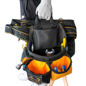 Thắt lưng dụng cụ đ<span class=keywords><strong>a</strong></span> năng Pro Framer Heavy Duty 26 ngăn có dây đeo cho thợ mộc nam, chất liệu vải dù 1680 Denier - Product Image 3