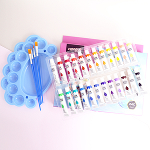 Hong Xi 6ml – Kit d'outils d'art pour enfants avec <span class=keywords><strong>gouache</strong></span> couleur personnalisée, idéal pour les débutants de l'école primaire, couleurs vives, pour utilisation <span class=keywords><strong>sur</strong></span> papier et toile - Product Image 5