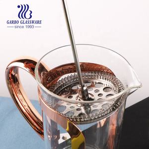 Cafetière en verre à pression <span class=keywords><strong>française</strong></span> stockée par un fabricant de <span class=keywords><strong>verrerie</strong></span> disponible en plusieurs tailles 350ML 600ML 800ML 1L 1200ML - Product Image 5