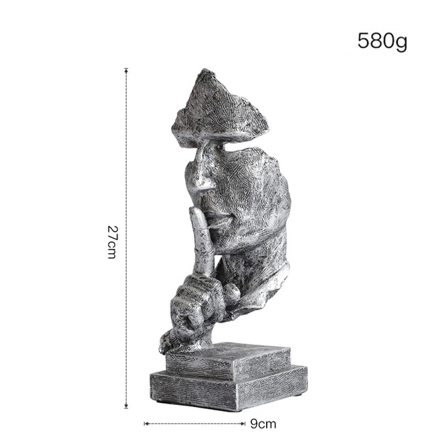 Silver NO Say 27cm