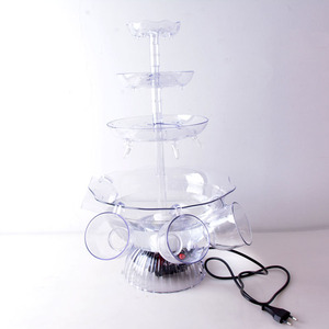 Trang trí đám cưới đấm Bát đài phun nước bền nhựa thiết kế cho các sự kiện thanh lịch - Product Image 3