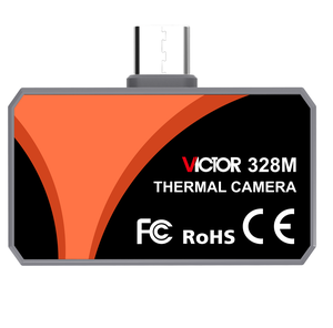 Caméra thermique pour smartphone VICTOR 328M, -20 ℃ ~550 ℃ Résolution 96×96, application d'analyse de la température prise en charge - Product Image 1