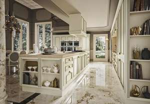 יוקרה עתיק לבן עץ מטבח ארון - Product Image 4