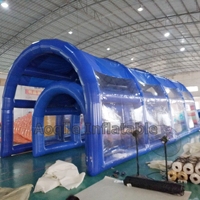 Dôme gonflable géant en forme d'igloo, tente imperméable et ignifuge, capacité de 30 personnes