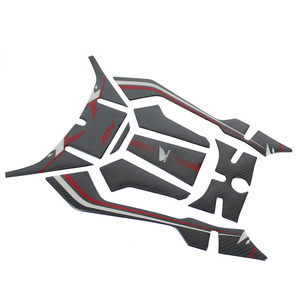 <span class=keywords><strong>Pegatina</strong></span> Decorativa <span class=keywords><strong>Antideslizante</strong></span> para Tanque de Combustible ADV150 con Pegamento Fuerte, Diseño de Espina de Pescado Antiarañazos - Product Image 3