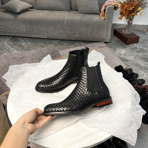 รองเท้าเดรสผู้ชายระดับไฮเอนด์ สไตล์อิตาลี หนังแท้ ทำมือ รองเท้าโลฟเฟอร์ รองเท้าอ็อกซ์ฟอร์ดสำหรับธุรกิจและงานทางการ - Product Image 5