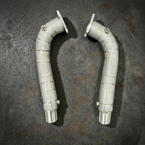 Tuyau d'échappement en acier inoxydable 304 de haute qualité pour Ferrari California 4.3 V8 F136IB, mise à niveau de l'échappement de course avec bouclier thermique - Product Image 6